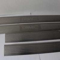 2007-2014  Gmc Sierra Yukon Front & Rear Stainless Steel Door Sill Plates