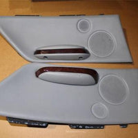 Bmw E46 Convertible Rear Grey Door Panel Leather Insert 00-06 323Ci 325Ci 330Ci