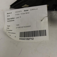 1998-2002 Toyota Corolla Right Passenger Power Side View Mirror - BIGGSMOTORING.COM