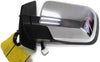 2004-2010 Infiniti Qx56 Driver Left Side Power Door Mirror Chrome 32730 - BIGGSMOTORING.COM