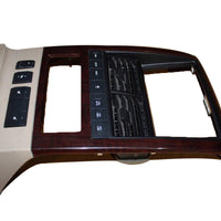07 08 Explorer Mountaineer Radio Bezel Wood Tan Black - BIGGSMOTORING.COM