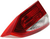 2014-2016 Ford Fiesta Driver Left Side Rear Trunk Tail Light D2BB-13A603-AB
