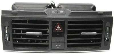 2008-2011 Mercedes Benz W204 C300 C63 Center Dash Air Vent W/ Hazard Switch