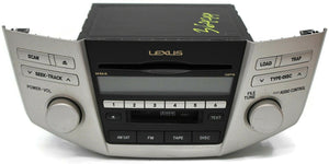2007-2009 Lexus RX350 Radio Stereo Am Cassette Cd Player 86120-0E070