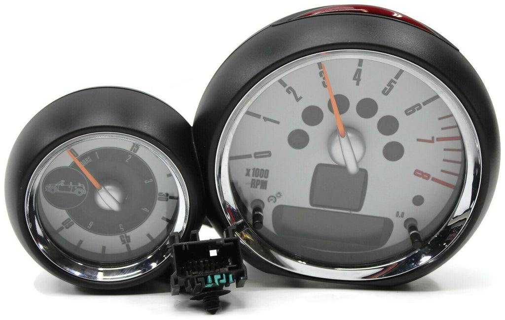 2009 Mini Cooper Convertible Instrument Cluster Tachometer & Open Meter 9 201 40
