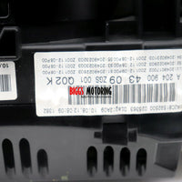 2012-2015 Mercedes Benz C Class Speedometer Instrument Cluster A 204 900 43 09