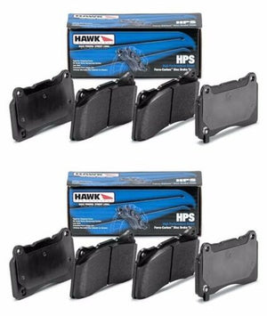 Hawk Street HPS Brake Pads (Front & Rear Set) for 2009-2017 Nissan R35 GTR GT-R