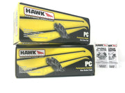 Hawk Ceramic Front + Rear Brake Pads Fits 09+ Nissan R35 GT-R GTR VR38DETT
